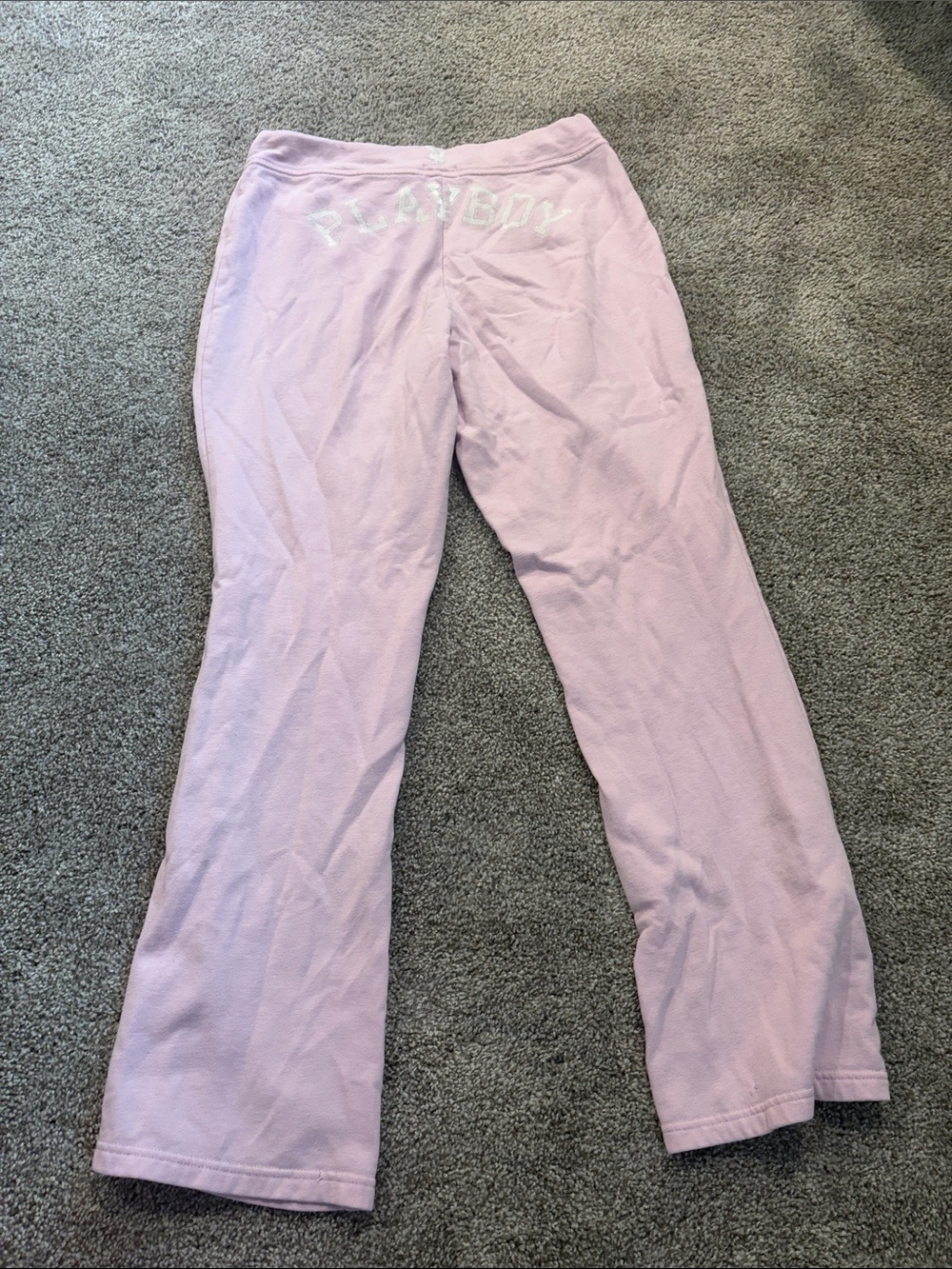 PLAYBOY Light Pink Logo Sweatpants